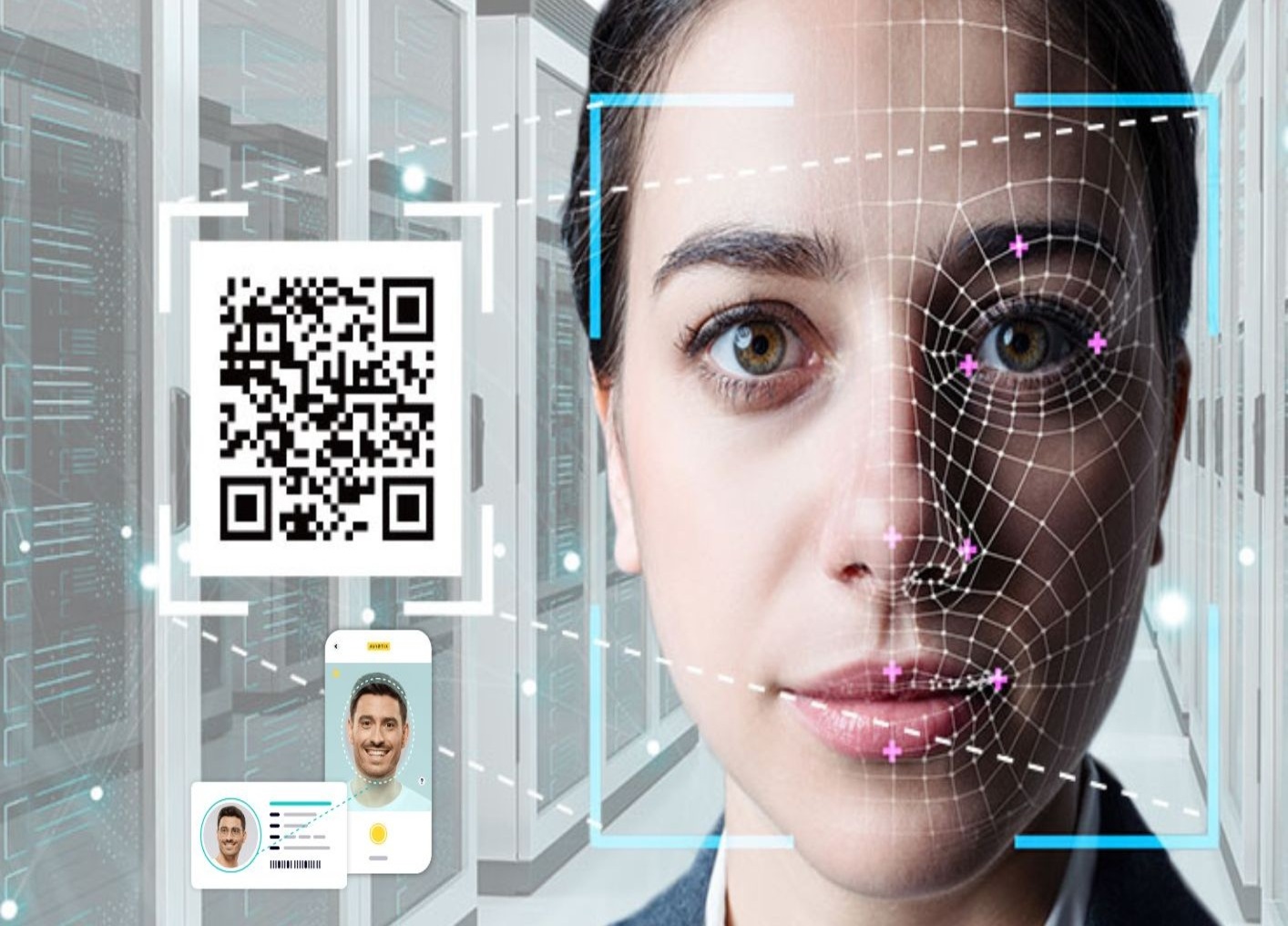 FACE QR WITH LIVENESS CHECK FOR INSTANT OWNERSHIP VALIDATION.IDEAL FOR DRIVING LICENSES,LEGAL DOCUMENTS ETC..
